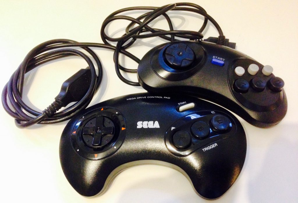 Sega Genesis / Megadrive (TM) Controllers are now supported by the ControlBlock