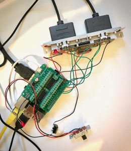 ControlBlock attached to original SNES Hardware