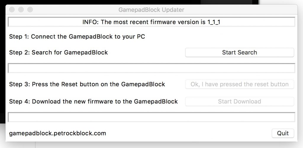 GamepadBlock Updater