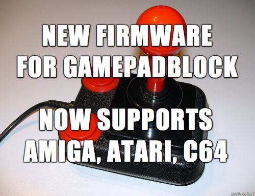 GamepadBlock: New Firmware V1.2.0 Now Supports Amiga, C64, and Equal Joysticks