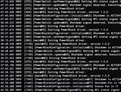 Update for PowerBlock Driver: Pin Configuration and Logging