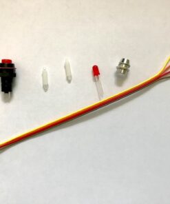 Alternative view of Button, LED, Locking Posts