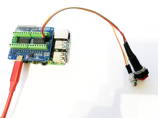 ControlBlock with USB, status LED and switch attached