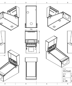Alternative view of Virtual Pinball Cabinet Build Guide
