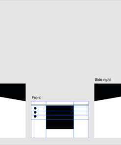 Pinball Widebody Cabinet Decals Template